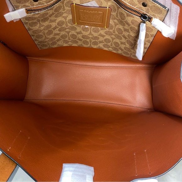 Coach leather XL Tote bag New - Picture 5 of 15